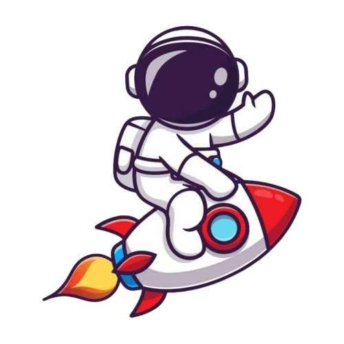 Astronauta infantil con traje blanco